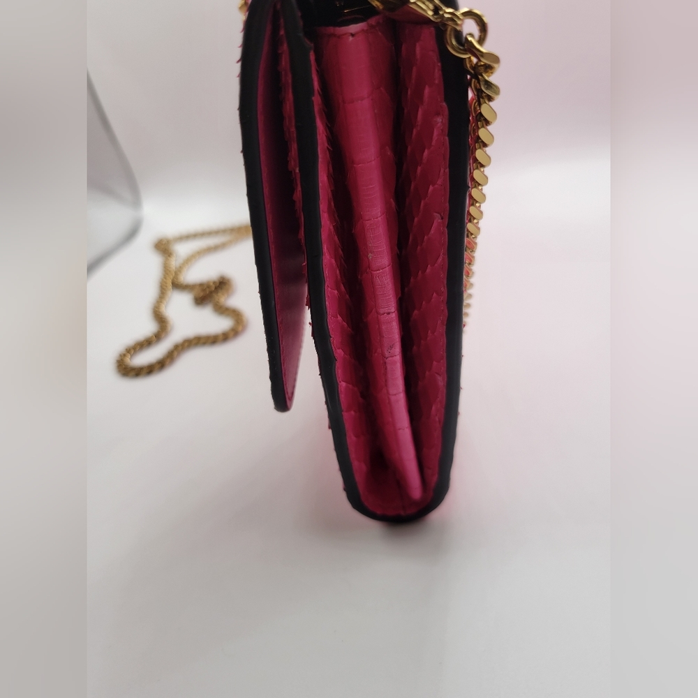 Versace Virtus Python Crossbody Clutch Bag - image 8